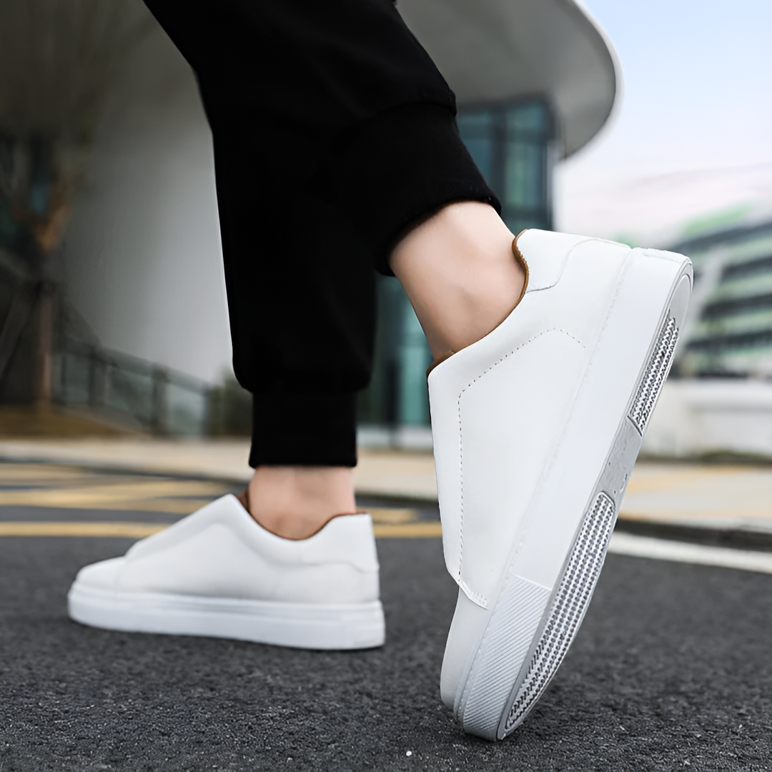 Sneakers in Pelle per Uomo | Confortevoli e Leggeri | Trendy e Antiscivolo