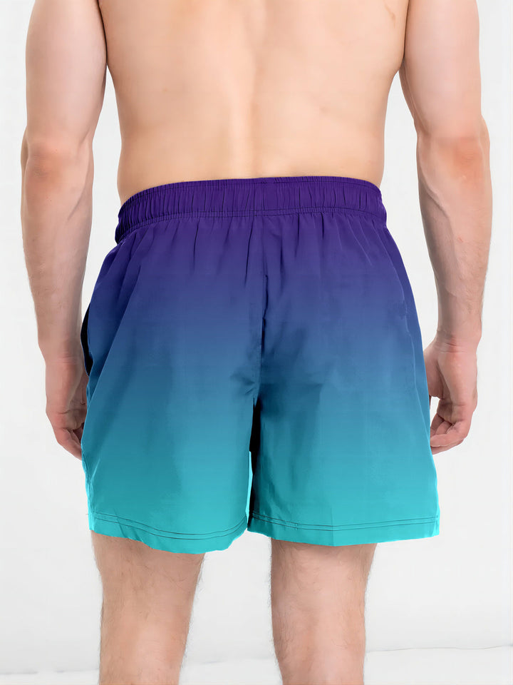 Pantaloni da spiaggia da uomo | Asciugatura rapida e leggeri | Cordoncino e design ombre | Abbigliamento attivo estivo