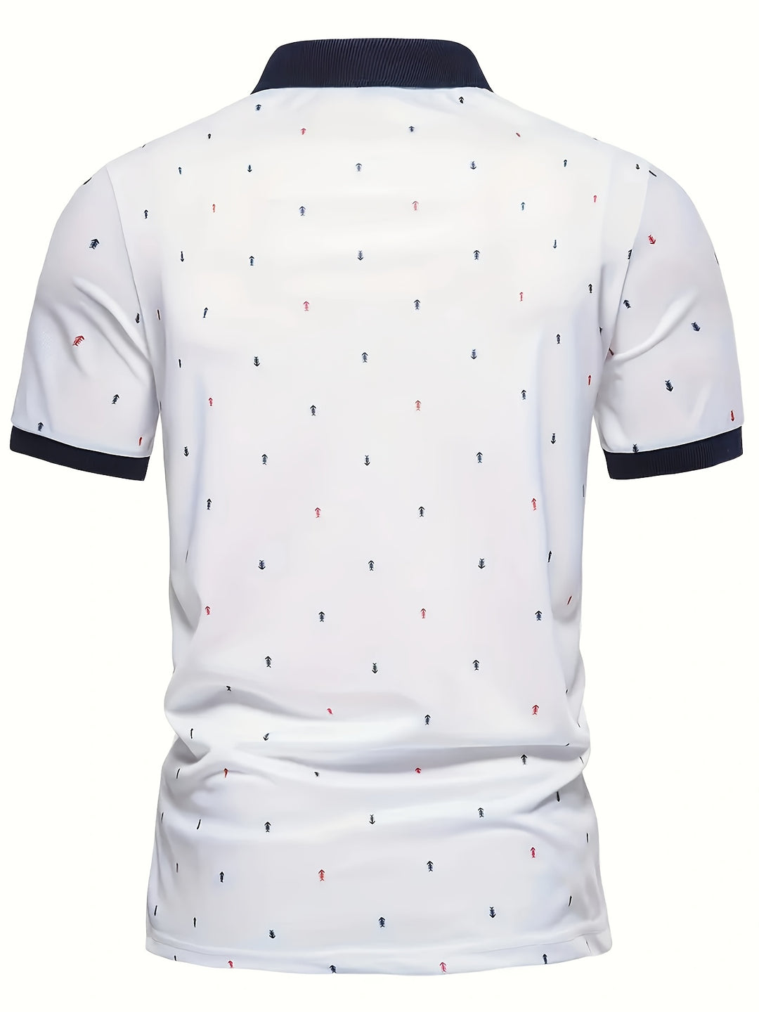 Polo Golf Uomo | Stampa 3D | Sportivo & Traspirante | Leggero