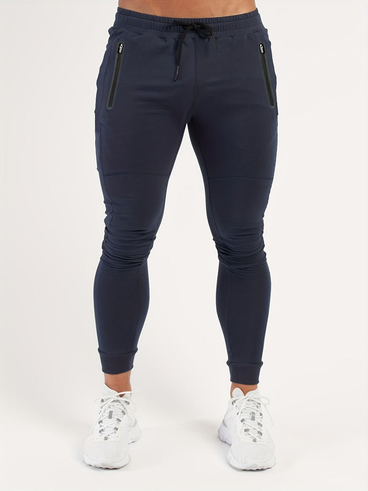 Pantaloni Sportivi da Uomo | Asciugatura Rapida & Leggeri | Corda di Regolazione | Vestibilità Slim