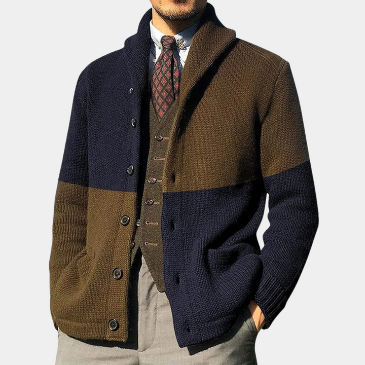 Cardigan lungo da uomo | Design classico | Chiusura con bottoni