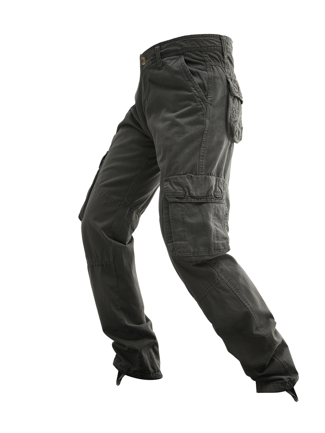 Pantaloni Cargo Uomo | Cotone | Più Tasche | Colore Unito Streetwear