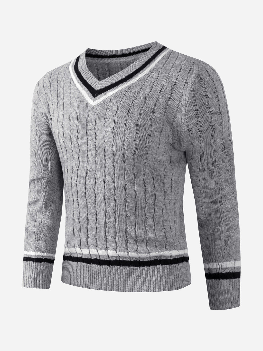 Maglione da uomo | Stile classico | Maglia acrilica calda e morbida | Scollo a V
