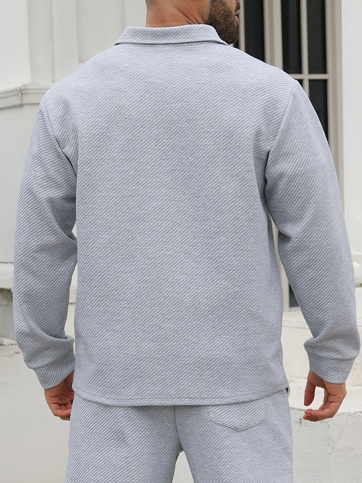 Giacca Casual da Uomo | Casual & Modaiolo | Leggermente Elastico & Tessuto | Colore Unito