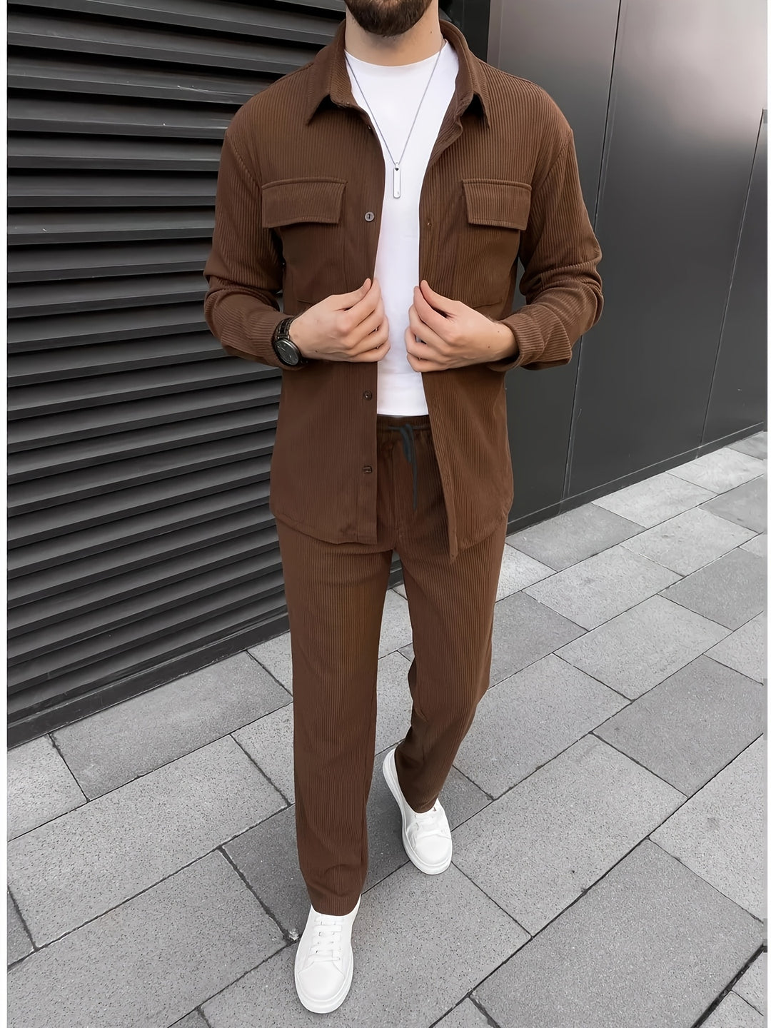 Set in Corduroy da Uomo | Trendy & Confortevole | Stile Casual & Eleganza Moderna