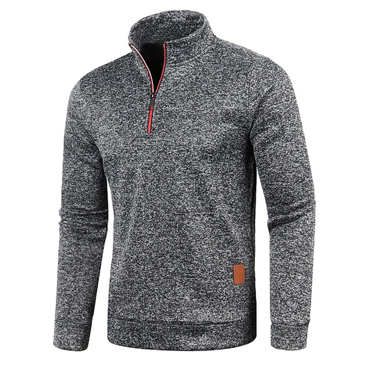 Maglioni Uomo | Collo Alto con Mezza Zip | Maglione Invernale Caldo