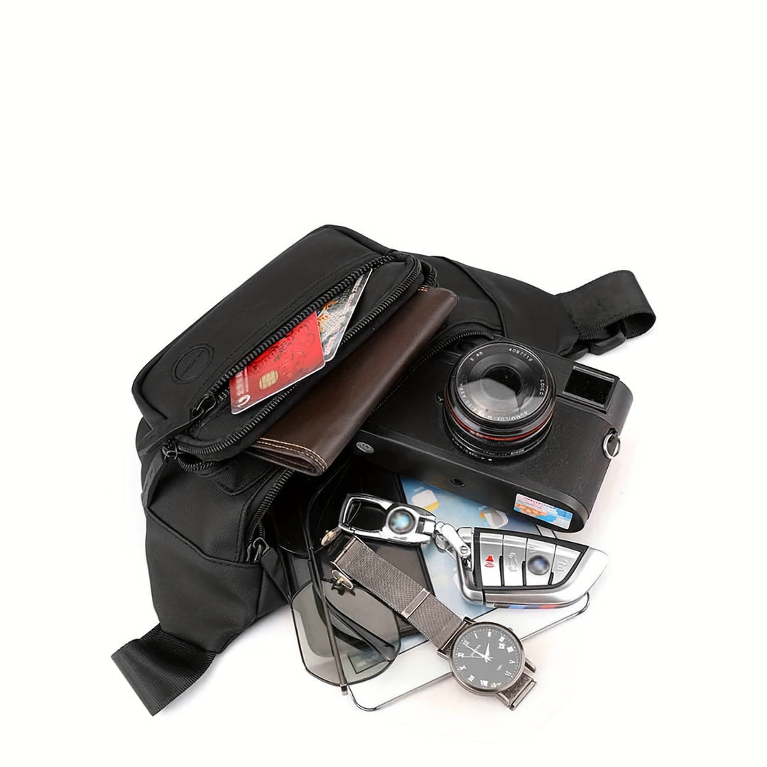 Borsa a Vita per Uomo | Multifunzionale & Leggera | Per Attività all'Aperto, Bicicletta & Uso Quotidiano