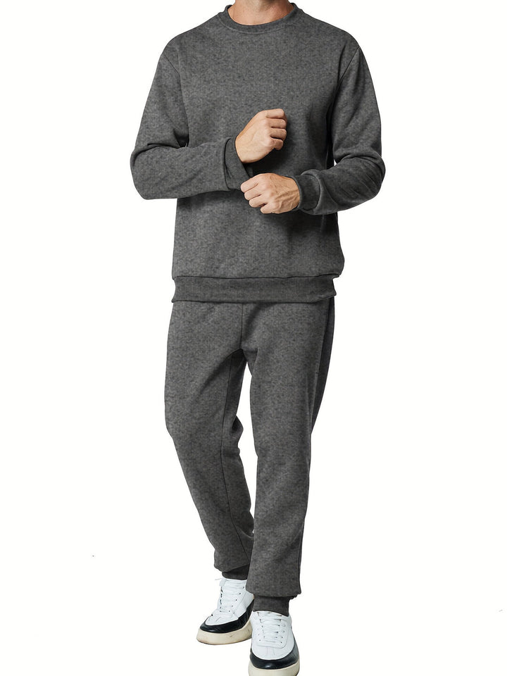 Set Streetwear da Uomo | Caldo e Moderno | Felpa e Pantaloni | Autunno e Inverno