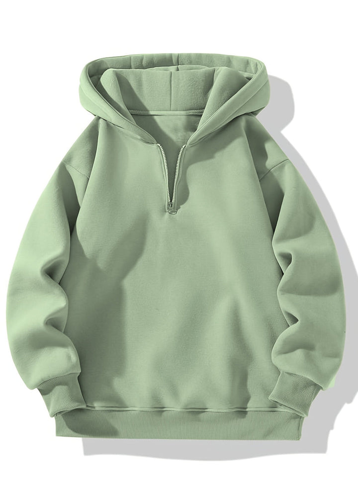 Hoodie da Uomo | Confortevole e Moderno | Design Morbido con Zip | Tessuto in Poliestere Caldo