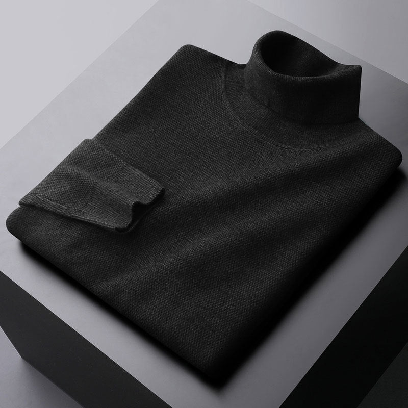 Maglione Uomo Dolcevita | Caldo & Resistente a Maglia