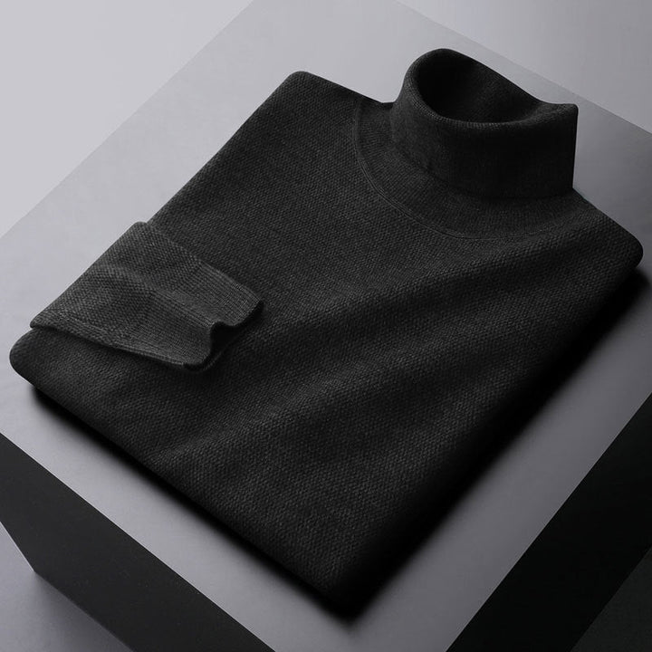 Maglione Uomo Dolcevita | Caldo & Resistente a Maglia