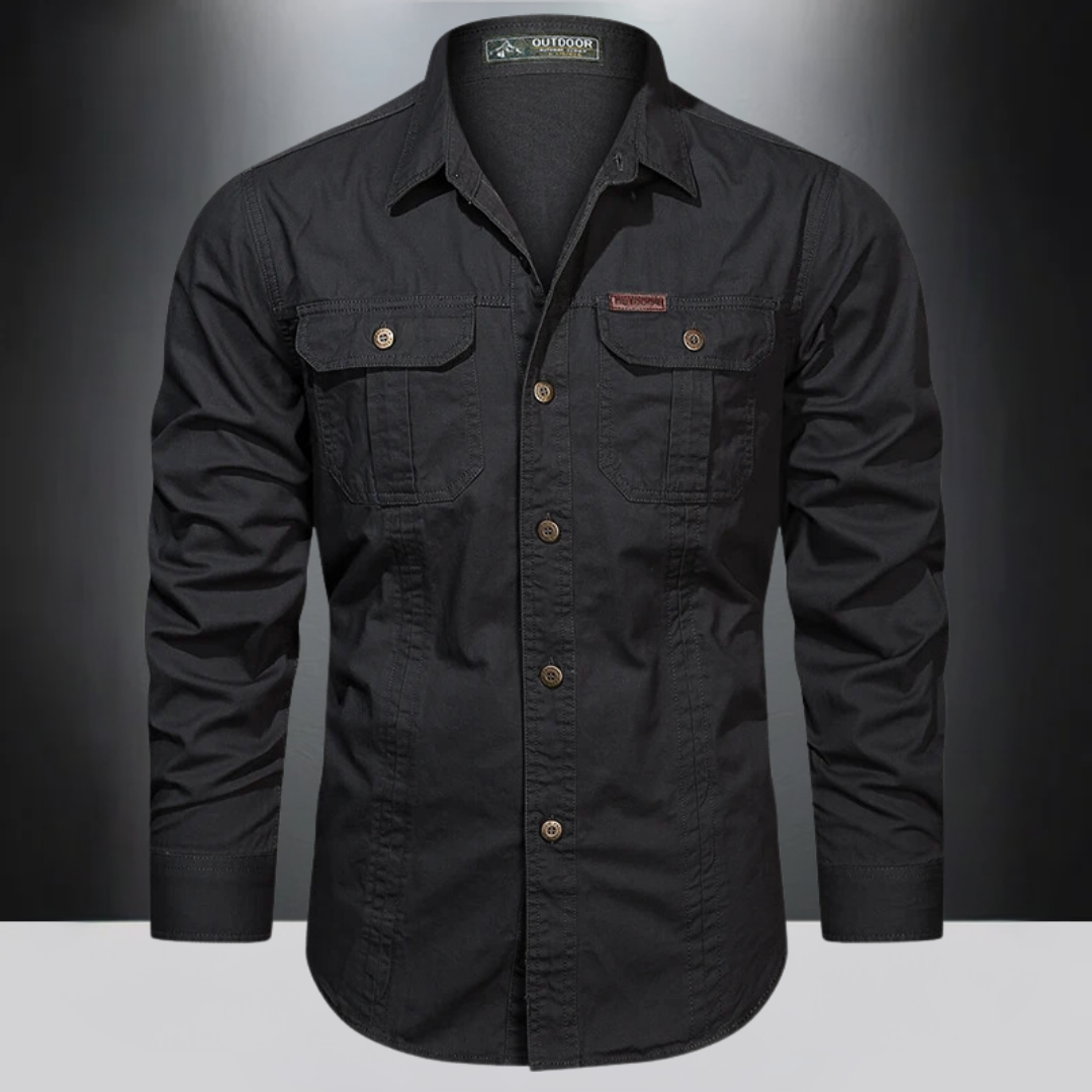 Camicia da Uomo Outdoor | Sostenibile & Funzionale | Cotone Resistente