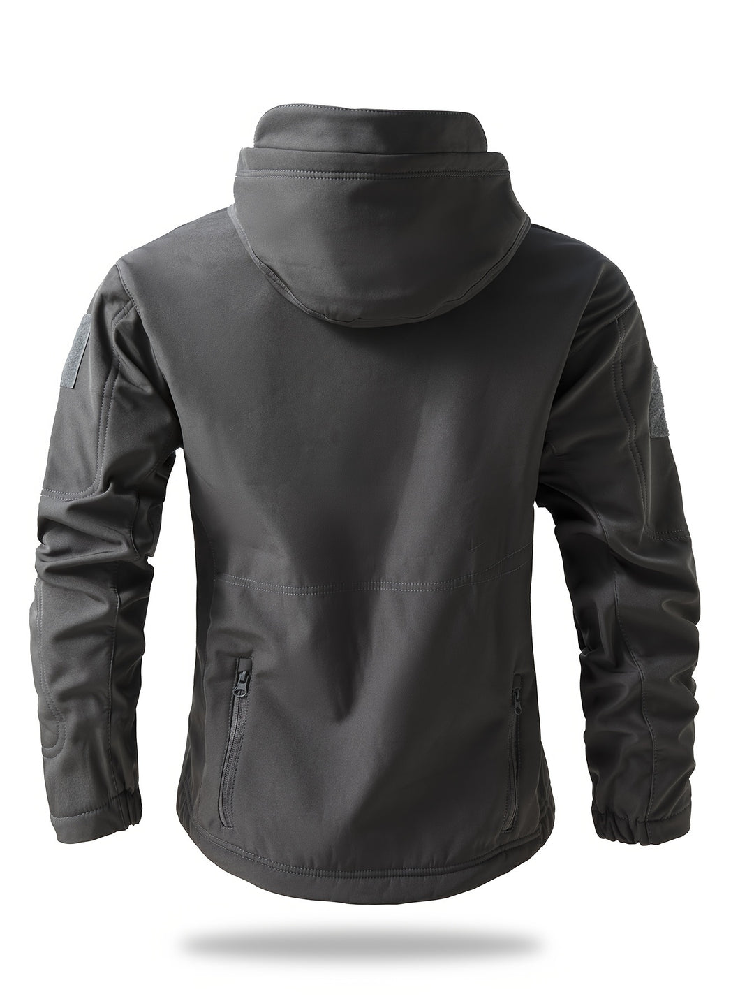 Giacca a vento da uomo | Traspirante & Tattica | Leggera & Elastica | Con Cappuccio & Zip
