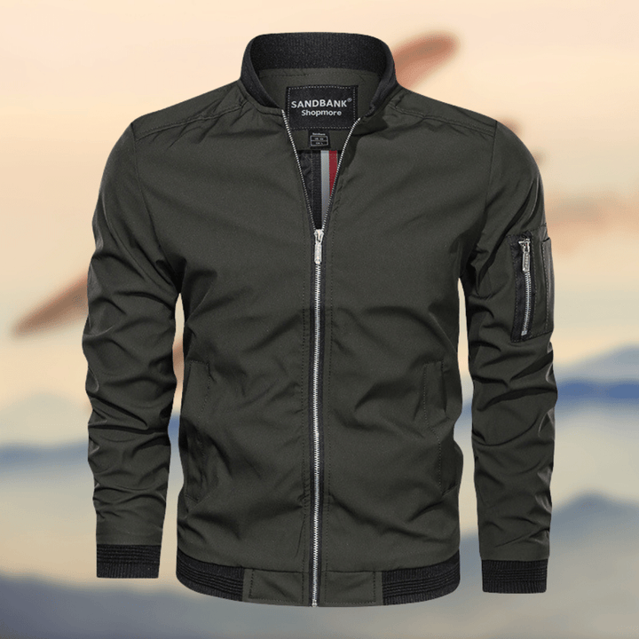 Giubbotto Bomber da Uomo | Stile Classico | Comodo & Alla Moda | Poliestere