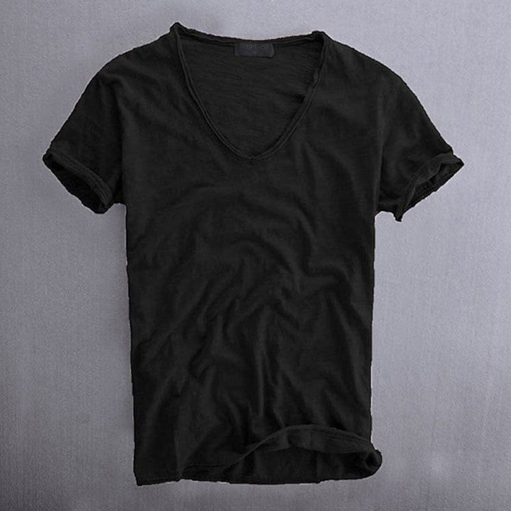 T-shirt da Uomo | Morbido & Raffinato | Tessuto Confortevole & Collo Elegante | Per Ogni Giorno