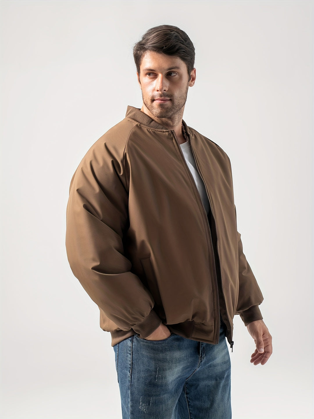 Giacca Leggera da Uomo | Casual & Sportiva | Collo alla Baseball Versatile