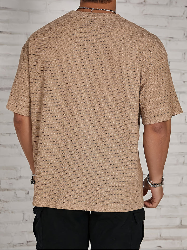 Camicia da Uomo | Leggera & Traspirante | Maniche Corte | Poliestere Premium