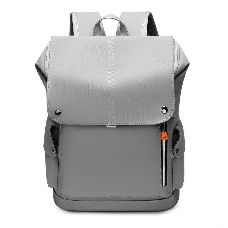 Zaino da Uomo per Laptop | Grande Capacità | Con Scomparto per Laptop e Chiusura a Pressione | Pelle Sintetica