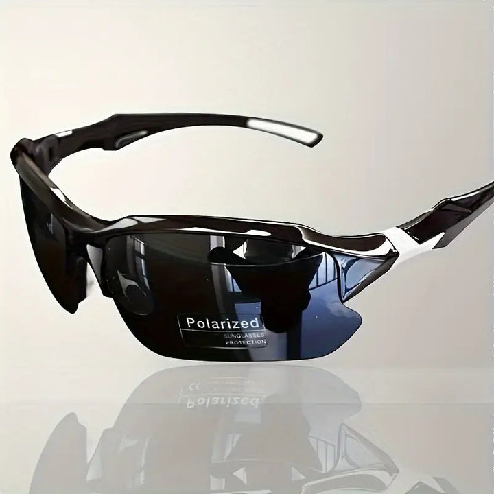 Occhiali Sportivi da Uomo | Polarizzati | Resistenti al Vento & UV400 | Telaio in Policarbonato
