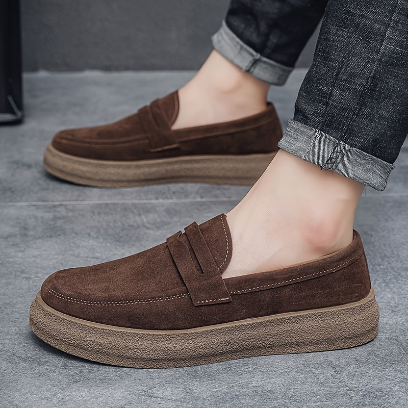 Mocassini da Uomo | Stile Vintage | Punta Rotonda & Confortevoli | Tutte le Stagioni