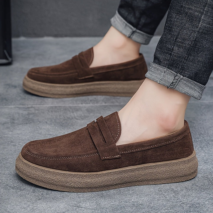 Mocassini da Uomo | Stile Vintage | Punta Rotonda & Confortevoli | Tutte le Stagioni