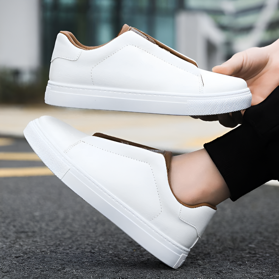 Sneakers in Pelle per Uomo | Confortevoli e Leggeri | Trendy e Antiscivolo