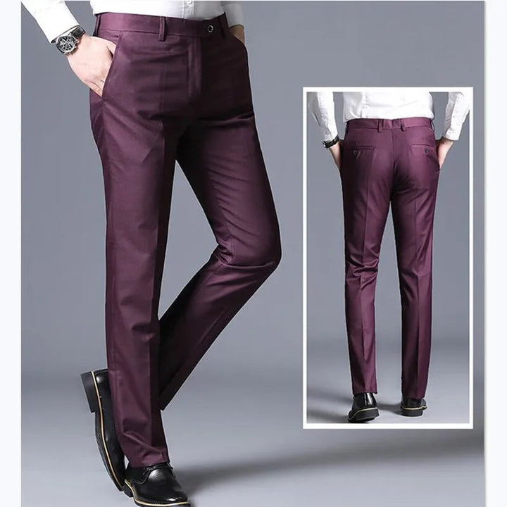 Pantaloni da lavoro per uomo | Slim Fit | Antistropiccio & Professionale | Design Moderno