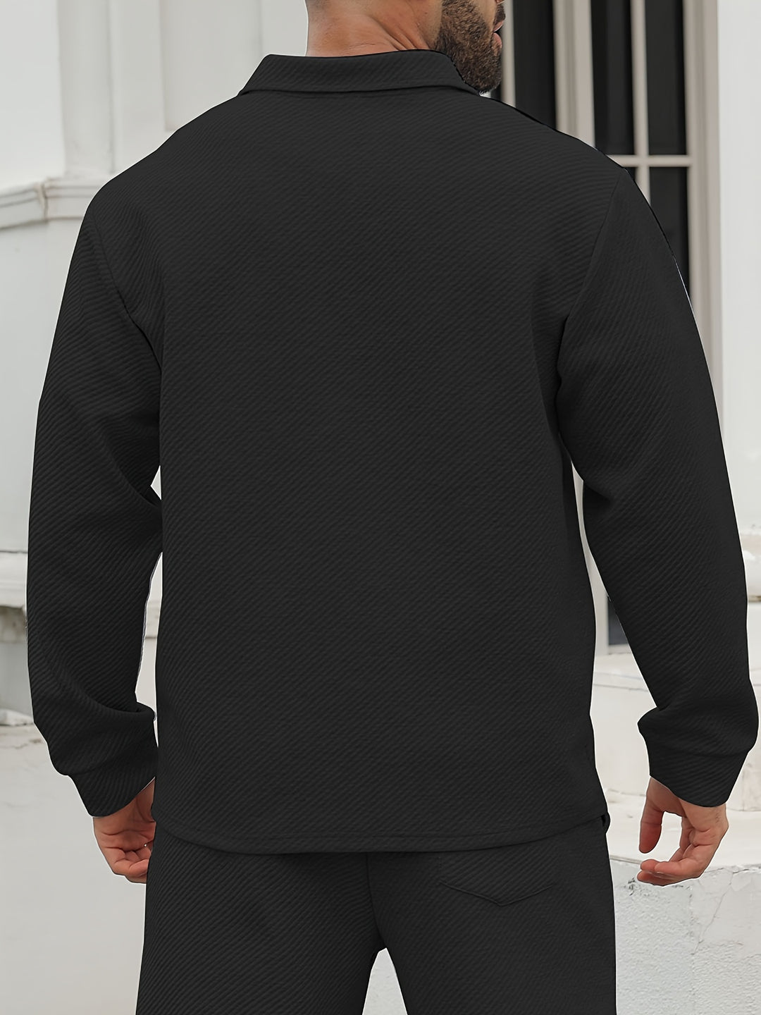 Giacca Casual da Uomo | Casual & Modaiolo | Leggermente Elastico & Tessuto | Colore Unito