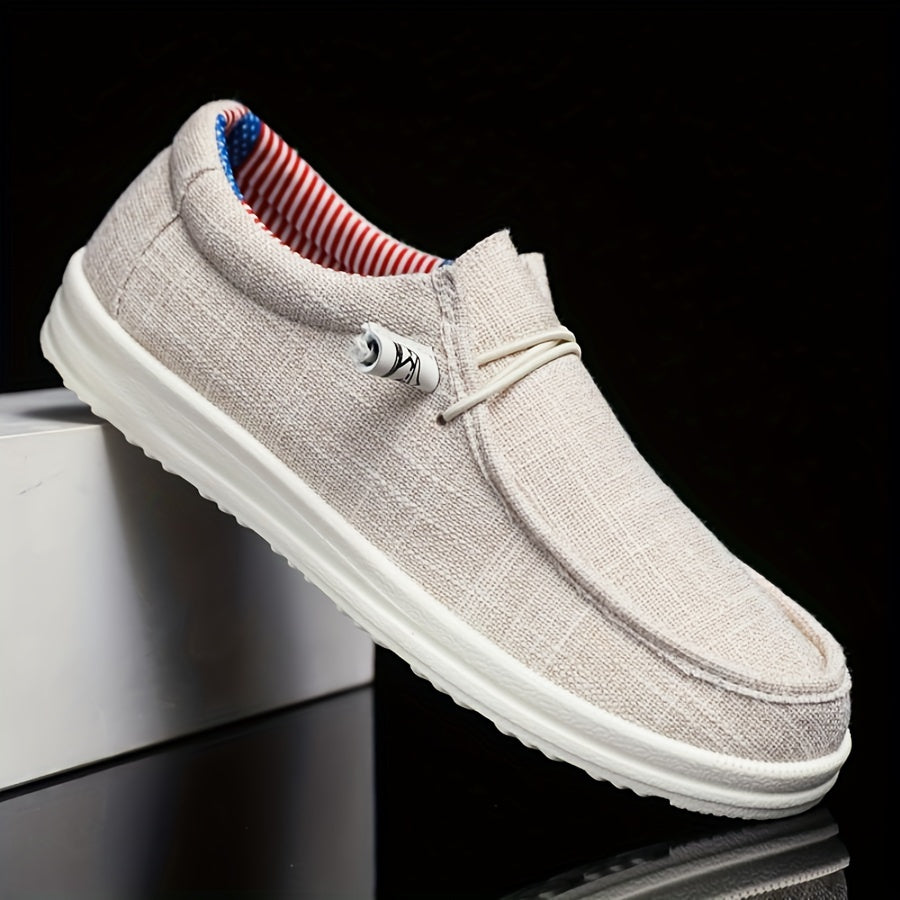 Scarpe Slip-On da Uomo | Canvas Leggero | Confortevoli & Casual | Lente