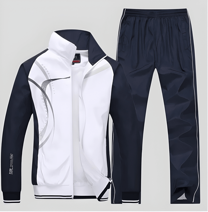 Tuta Uomo | Completo Due Pezzi | Look Sportivo Casual | 100% Poliestere