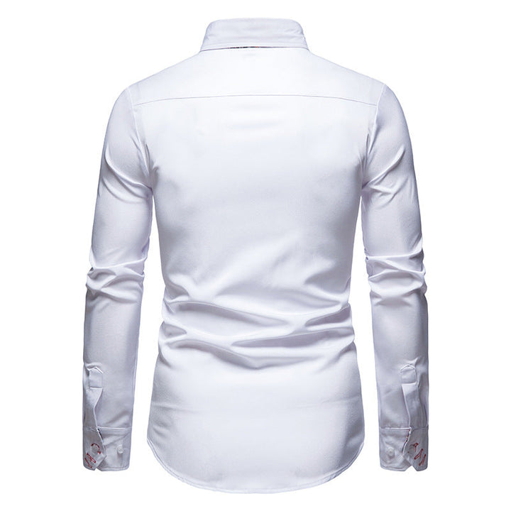 Camicia da Uomo | Moderna ed Elegante | Comfort in Cotone | Vestibilità Slim