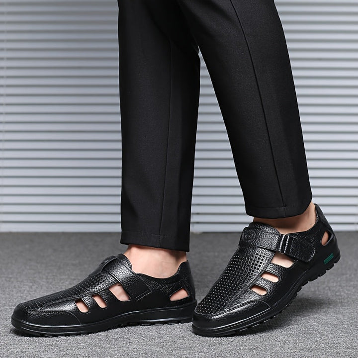 Mocassini da Uomo | Traspirante e Confortevole | Modello Slip-On in Pelle di Mucca | Stile Estivo