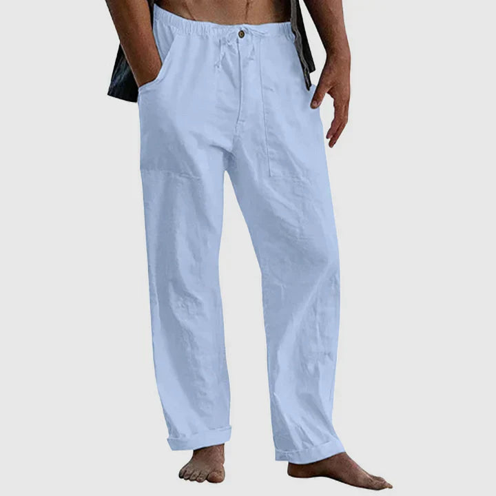 Pantaloni in Lino da Uomo | Casual & Confortevoli | Traspiranti & Eleganti