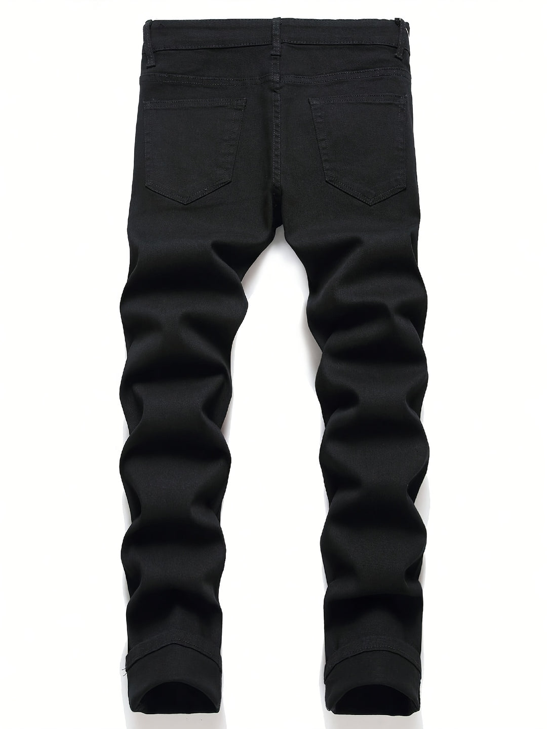 Jeans Uomo | Denim Elasticizzato | Dettagli Trendy e Strappati | Tutte le Stagioni