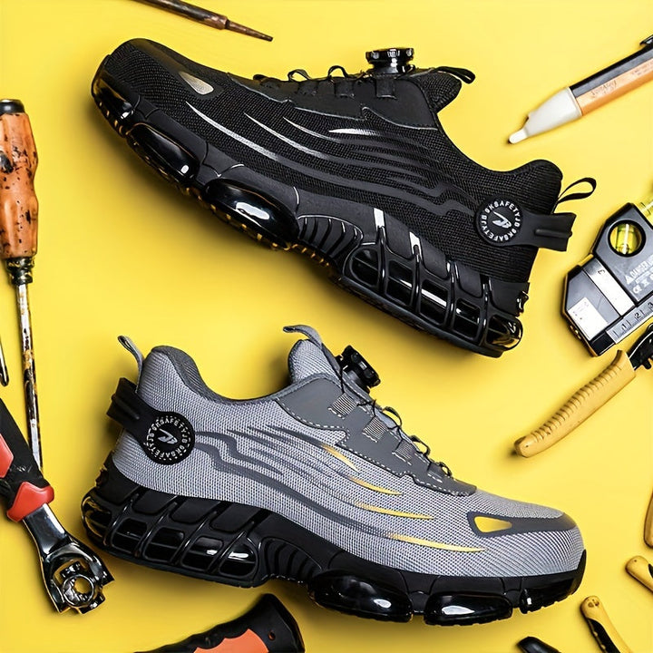 Sneakers di Sicurezza da Uomo | Punta in Acciaio | Antiperforazione & Resistente agli Urti | Confortevoli