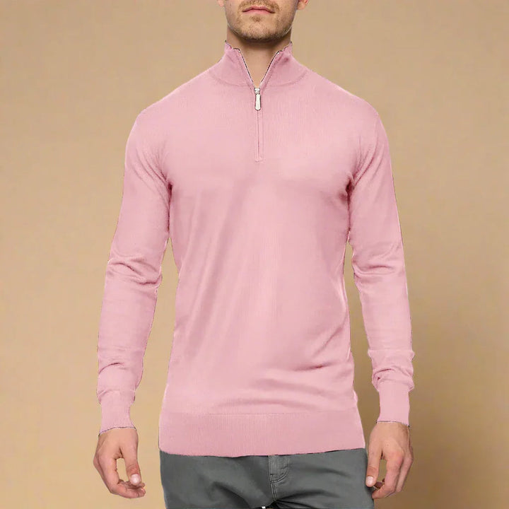Maglione da uomo con zip | Casual | Maglieria invernale