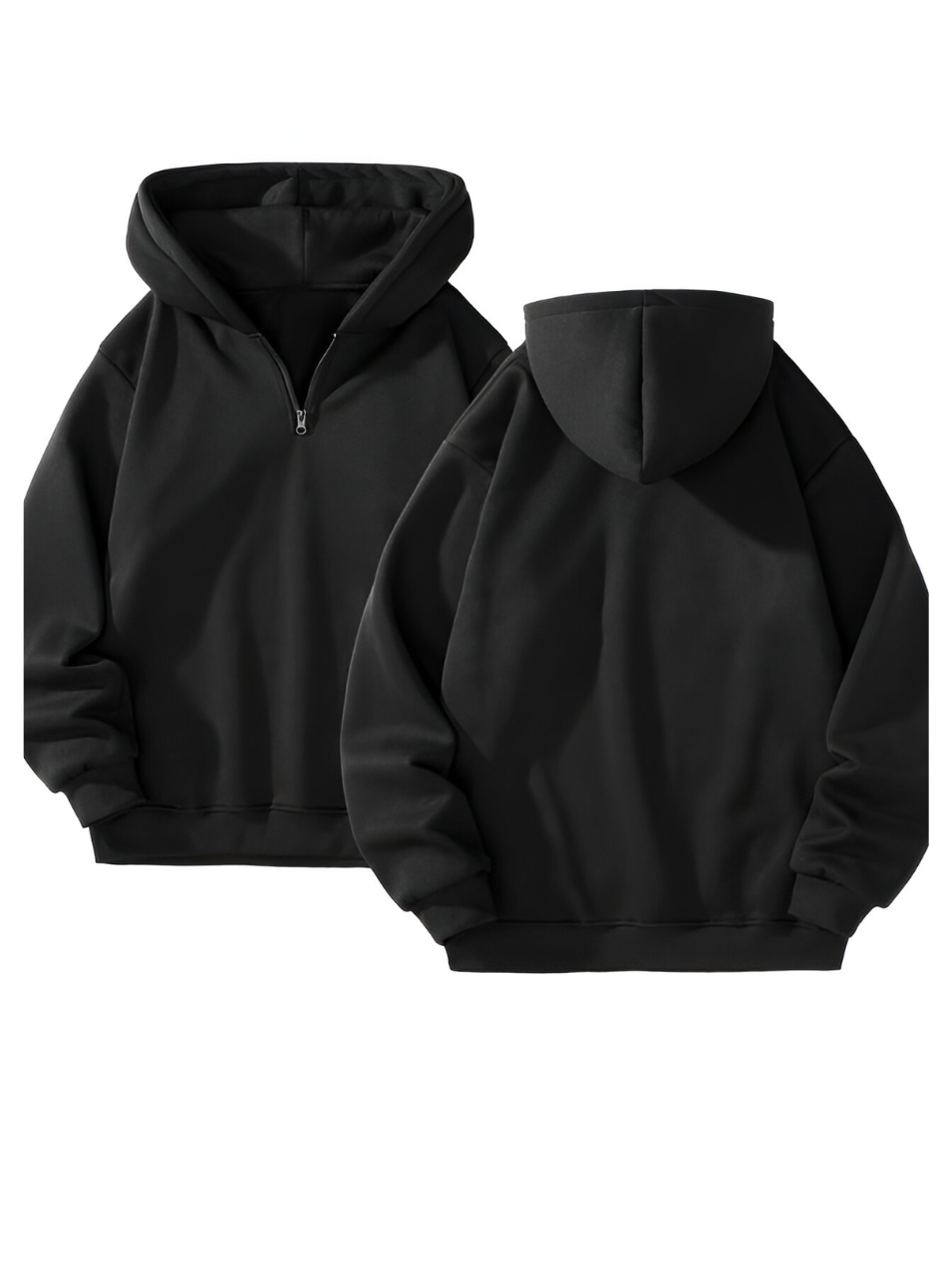 Hoodie da Uomo | Confortevole e Moderno | Design Morbido con Zip | Tessuto in Poliestere Caldo