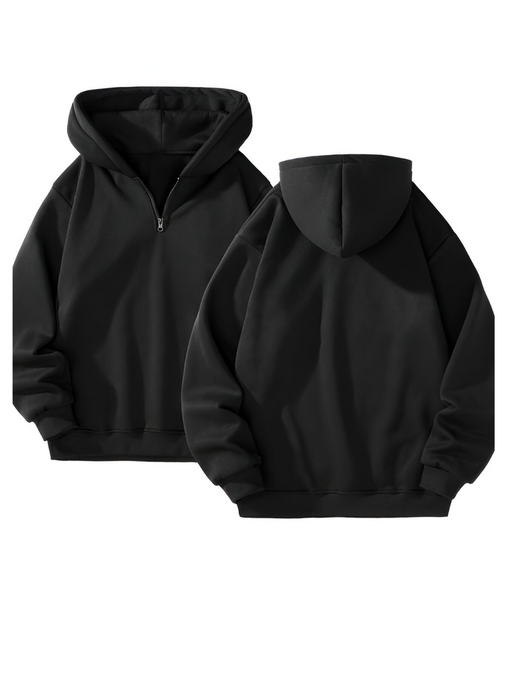 Hoodie da Uomo | Confortevole e Moderno | Design Morbido con Zip | Tessuto in Poliestere Caldo