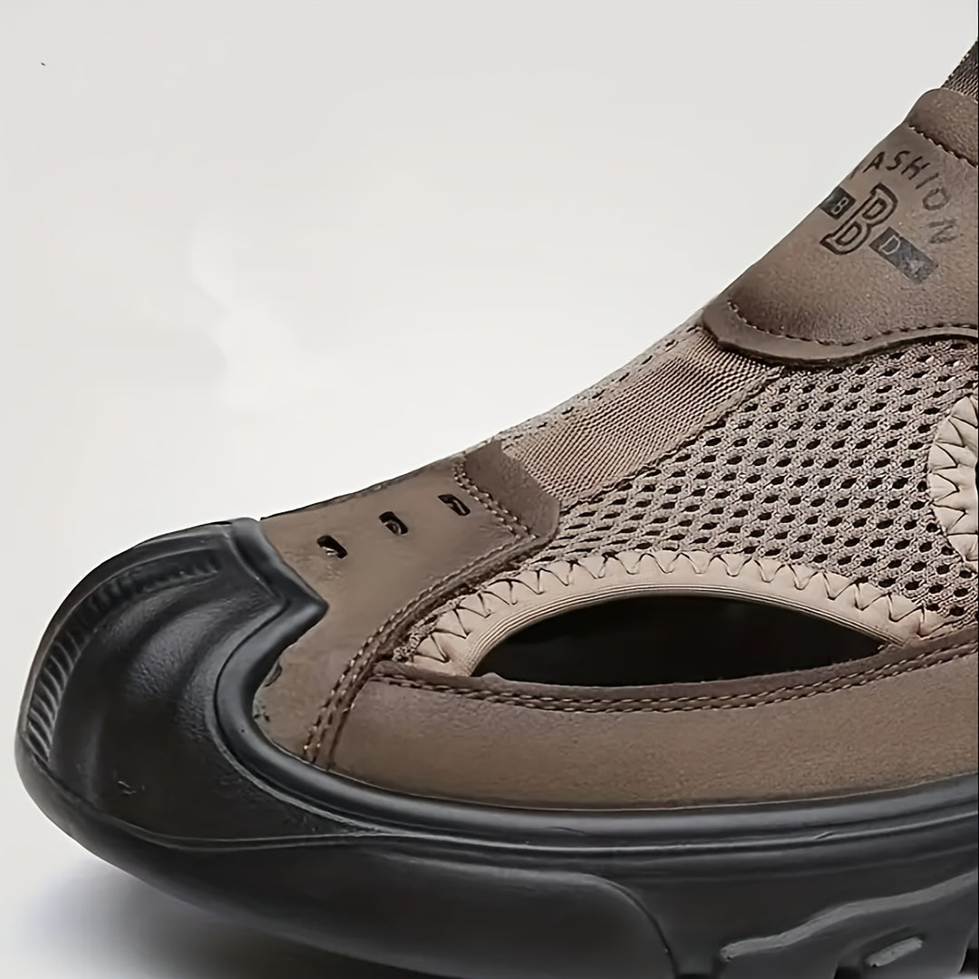 Sandali Sportivi da Uomo | Traspiranti & Leggeri | Antiscivolo & Durevoli | Colore Unito