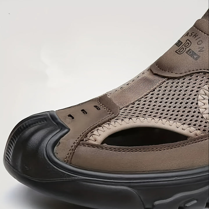 Sandali Sportivi da Uomo | Traspiranti & Leggeri | Antiscivolo & Durevoli | Colore Unito