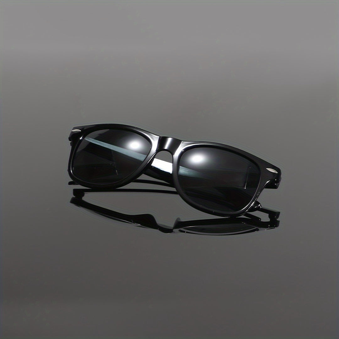 Occhiali da sole da uomo | Stile Vintage | Montatura in PC con Rivestimento Antiriflesso | Comfort Quotidiano