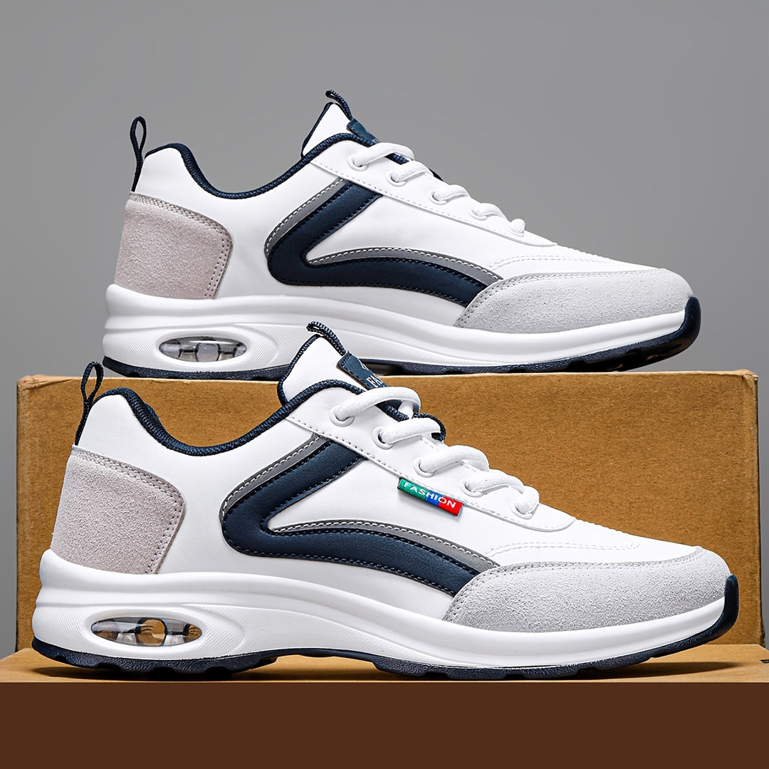 Sneaker da Uomo | In Pelle | Suola Antiscivolo | Chiusura con Lacci