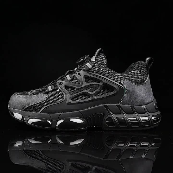 Scarpe di Sicurezza per Uomo | Punta in Acciaio & Protezione Antiperforazione | Traspirante & Antiscivolo | Suola in TPU