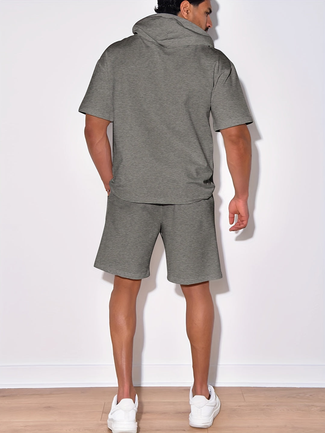 Felpa & Pantaloni Corti Set | Casual & Stile | Design Moderno | Uomini