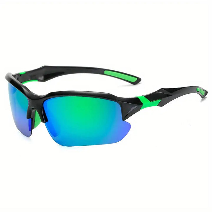 Occhiali Sportivi da Uomo | Polarizzati | Resistenti al Vento & UV400 | Telaio in Policarbonato