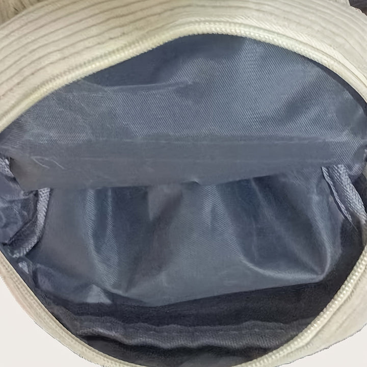 Borsa a Tracolla da Uomo | Velluto a Corda | Più Tasche & Cintura Regolabile