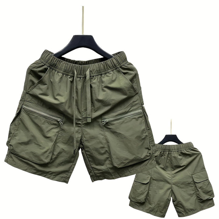 Pantaloni Corti da Uomo | Stampa Retro | Vestibilità Ampia & Molteplici Tasche | Leggeri