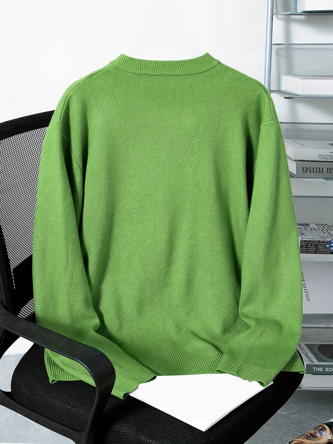 Cardigan da uomo in maglia | Chiusura con bottoni | Vestibilità regolare | Collo rotondo | Poliestere caldo