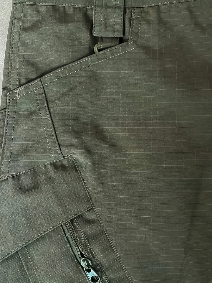 Pantaloni Cargo Tattici per Uomini | Poliestere Durevole | Più Tasche | Per Escursionismo e Avventure All'aperto