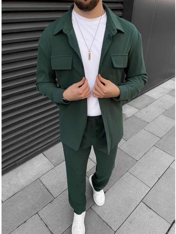 Set in Corduroy da Uomo | Trendy & Confortevole | Stile Casual & Eleganza Moderna